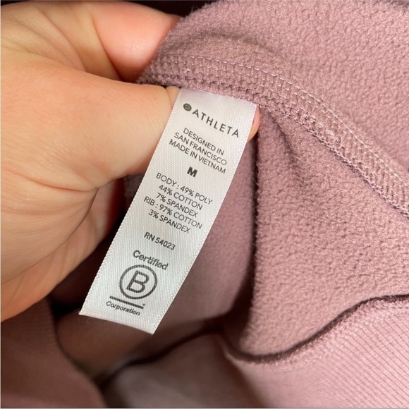 ATHLETA Triumph Printed Hoodie Smoked Almond Brown Purple {NN43} - Picture 5 of 12